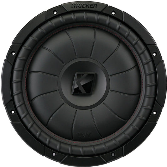 Kicker CompVT 12-Inch (30cm) Subwoofer, SVC, 4-Ohm, 400W