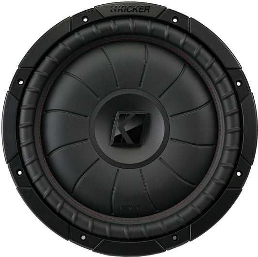 Kicker CompVT 10-Inch (25cm) Subwoofer, SVC, 4-Ohm, 350W