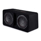 Kicker 48DCWR122 CompR 12" Dual subwoofers in Vented Enclosure, 2ohm