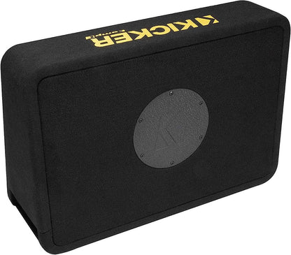 Kicker 50TCWC104 CompC 10" Subwoofer in Thin Profile Enclosure 4-Ohm