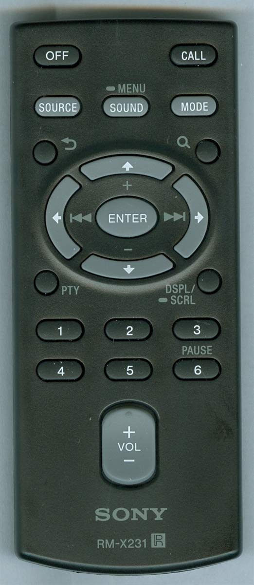 Sony Remote Commander (RM-X231), RM-X231 – shop.mcorautomotive.com