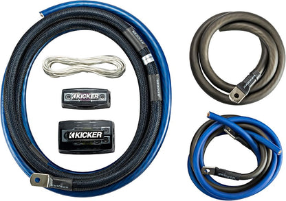 Kicker 46PKD1 1/0AWG Dual Amplifier Power Kit - Power, Ground, Distro Block