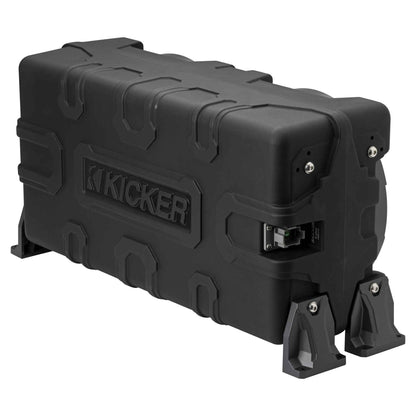 Kicker 51MWLE104 - MWE 10-Inch Loaded Premium Marine Sub Encl w/Passive Radiator