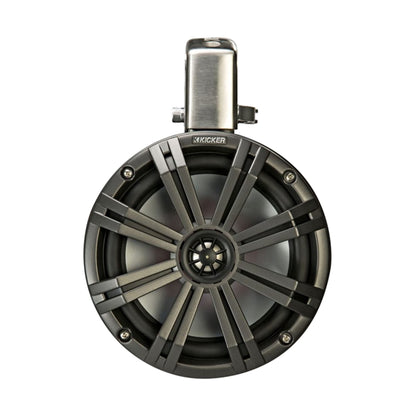 Kicker 45KMTC8 8" Loaded Marine Wake Tower Enclosures, Black