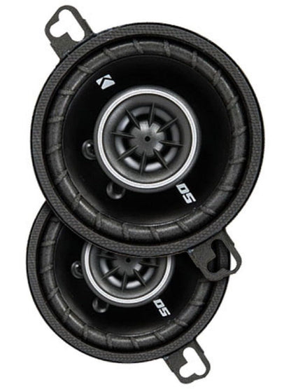 Kicker DSC350 3.5-Inch (89mm) Coaxial Speakers, 4-Ohm (Pair)