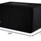 Kicker 48DCWR122 CompR 12" Dual subwoofers in Vented Enclosure, 2ohm