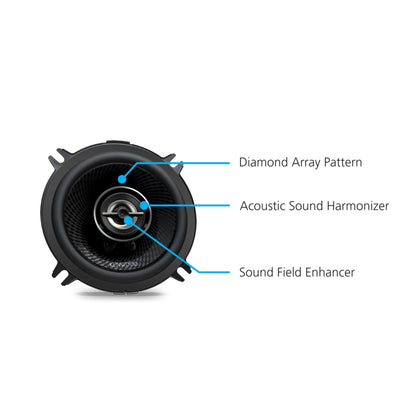 Kenwood KFC-1398RS 5-1/4" 2-Way Car Speakers 330W Peak Power (Pair)