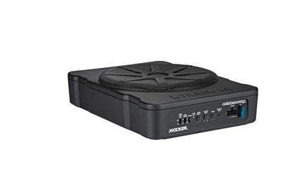 Kicker 51HS10 Hideaway 10" Powered Subwoofer, 150W RMS, Compact Enclosure