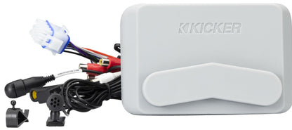 Kicker 51KMC4 Marine Weather-Resistant Gauge-Style Media Center with Bluetooth