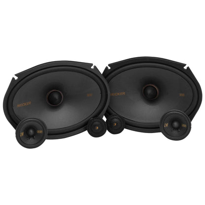 Kicker 51KSS369 Component Speaker System, 3-Way Design, 6" x 9" Woofers (Pair)