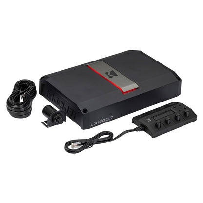 Kicker LX1300.7 7-Channel Amplifier - 4-Channels Full Range 51LX13007