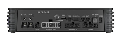 Audison AF-C8.14bit 8-Channel Amplifier with 14-Channels of DSP - 1120 Watts