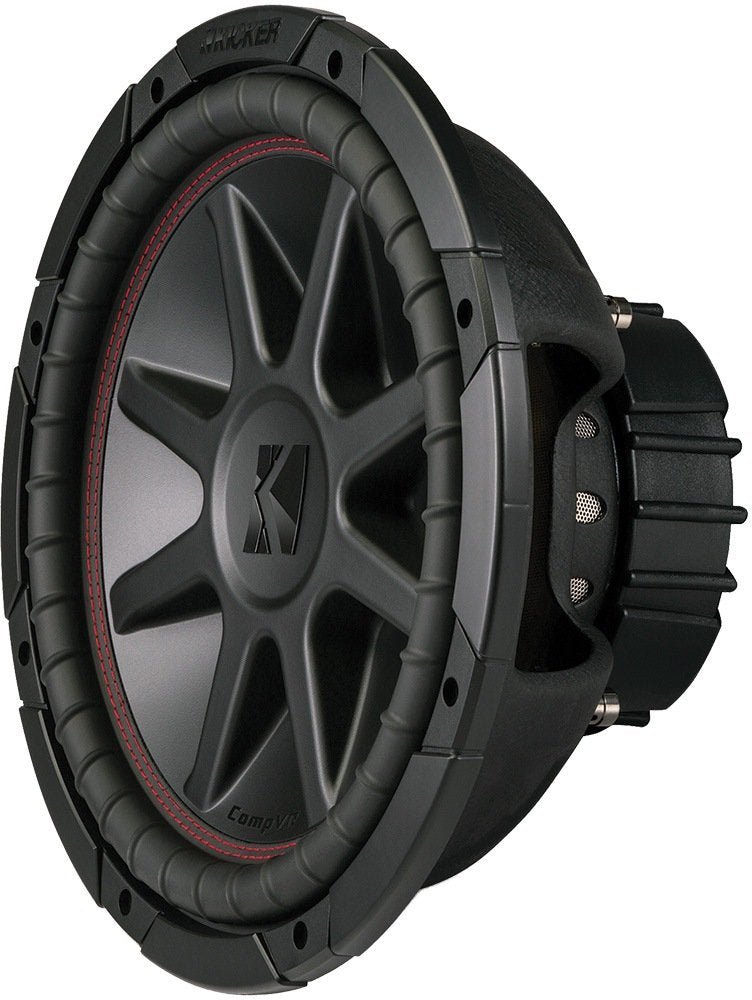 Kicker CompVR 12-Inch (30cm) Subwoofer, DVC, 4-Ohm, 400W