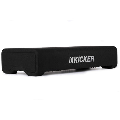 Kicker 48TRTP122 12" Thin Down-Firing Subwoofer w/Passive Radiator Enclosure