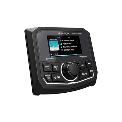 Kenwood KMR-M300BT Weatherproof Marine Receiver, Bluetooth, 2.7" LCD