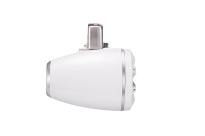 Kicker 45KMTDC65 Marine Tower Speakers with Swivel Clamps & 45KM654L (White)