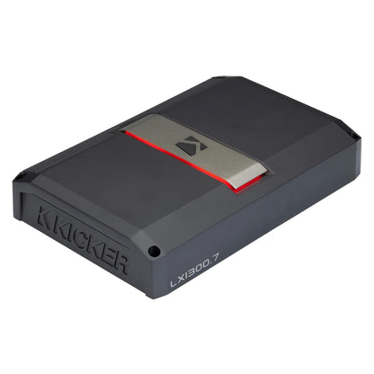 Kicker LX1300.7 7-Channel Amplifier - 4-Channels Full Range 51LX13007