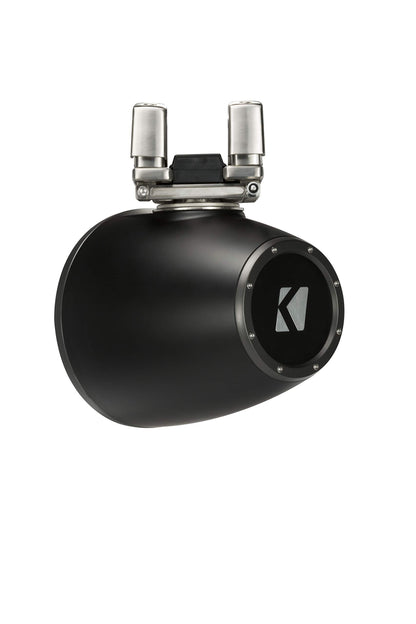 Kicker KMTC94 (44KMTC94) 9" Marine Tower LED Speakers, Black