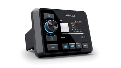Hertz HMR 20 Marine Gauge Style 3" Color Receiver AM/FM/USB Bluetooth