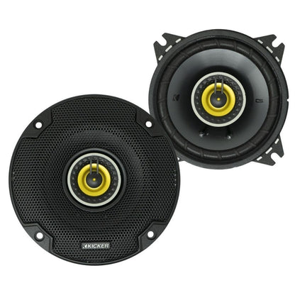 Kicker 46CSC44 4" 300 Watt 4-Ohm 2-Way Car Audio Coaxial Speaker (Pair)