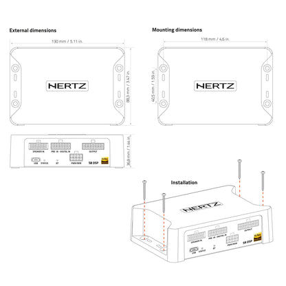 Hertz SPL Show S8 DSP Compact Digital Interface Processor