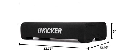 Kicker 48TRTP82 TRTP 8" Thin Down Firing Subwoofer w/ Passive Radiator Enclosure