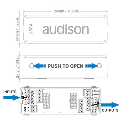 Audison USS 4 4-Channel Universal Speaker Simulator