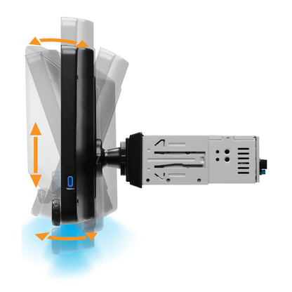 BOSS Elite BE9ACP.XC 9" CarPlay Android Auto Floating Screen Receiver, Backup Camera