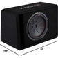 Kicker 48VCWR122 CompR 12" Single subwoofer in Vented Enclosure, 2-ohm