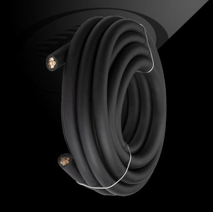 Kicker 50PWBK020 Warhorse 1/0 AWG Ground Wire, 20-Foot, Black