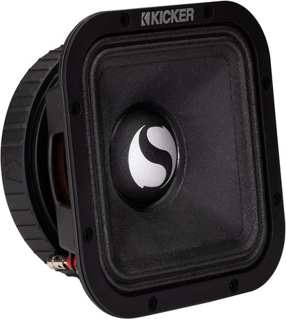 Kicker 49ST9MR8 9" Street Series Square Mid-Bass, Pair, 8 Ohm, Pair