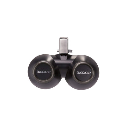 Kicker 45KMTDC65 Marine Tower Speakers with Swivel Clamps & 45KM654L (Black)