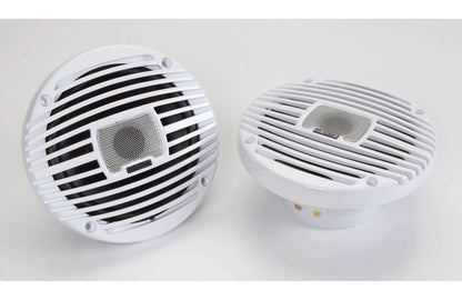 Hertz HEX 6.5 M-TW 6.5" 100W RMS 4-Ohm Marine Coaxial Speakers White Grilles (Pair)