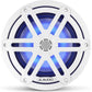JL Audio M3-650X-S-Gw-i 6.5-inch RGB LED Marine Coaxial Speakers, White Sport Grilles 93515