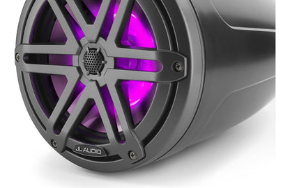 JL Audio M3-770ETXv3-Sb-S-Gm-i 7.7" RGB LED Tower Coaxial System, Gray Sport Grilles 93537