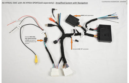 Axxess AX-HYKIA1-SWC Hyundai Kia Radio Replacement Interface with SWC 2010-2016