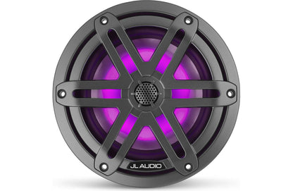 JL Audio M3-650X-S-Gm-i 6.5-inch RGB LED Marine Coaxial Speakers, Gray Sport Grilles 93513