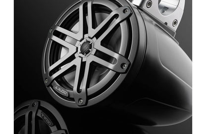 JL Audio M3-770ETXv3-Sb-S-Gm 7.7 Inch Tower Coaxial System, Gray Sport Grilles 93536