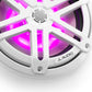 JL Audio M3-770X-S-Gw-i 7.7-inch Marine Coaxial Speakers, White Sport Grilles, RGB LEDs 93523