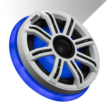 Kicker 50KLSR65 6.5" Weather Proof Led Lighted Speaker Ring, Pair