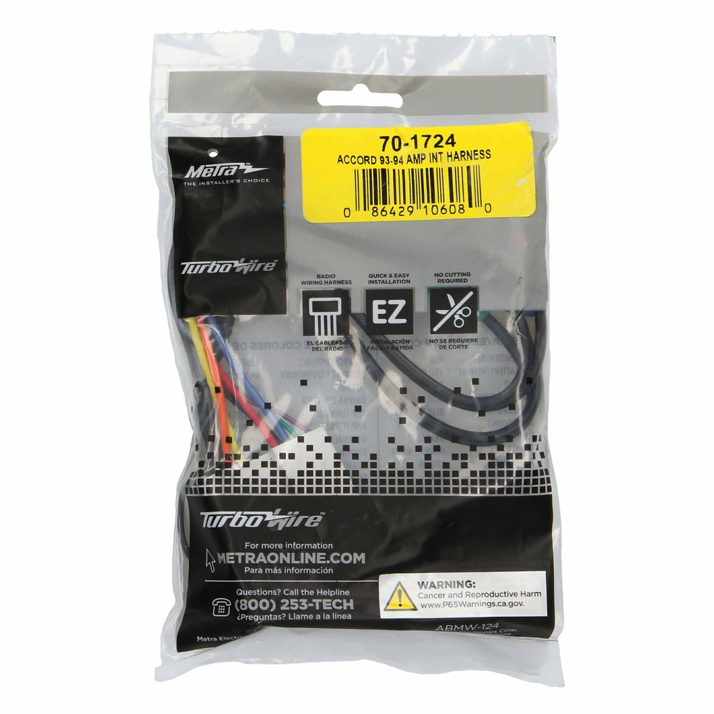 Metra 70-1724 Amplifier Integration Harness for Acura Legend Honda Accord