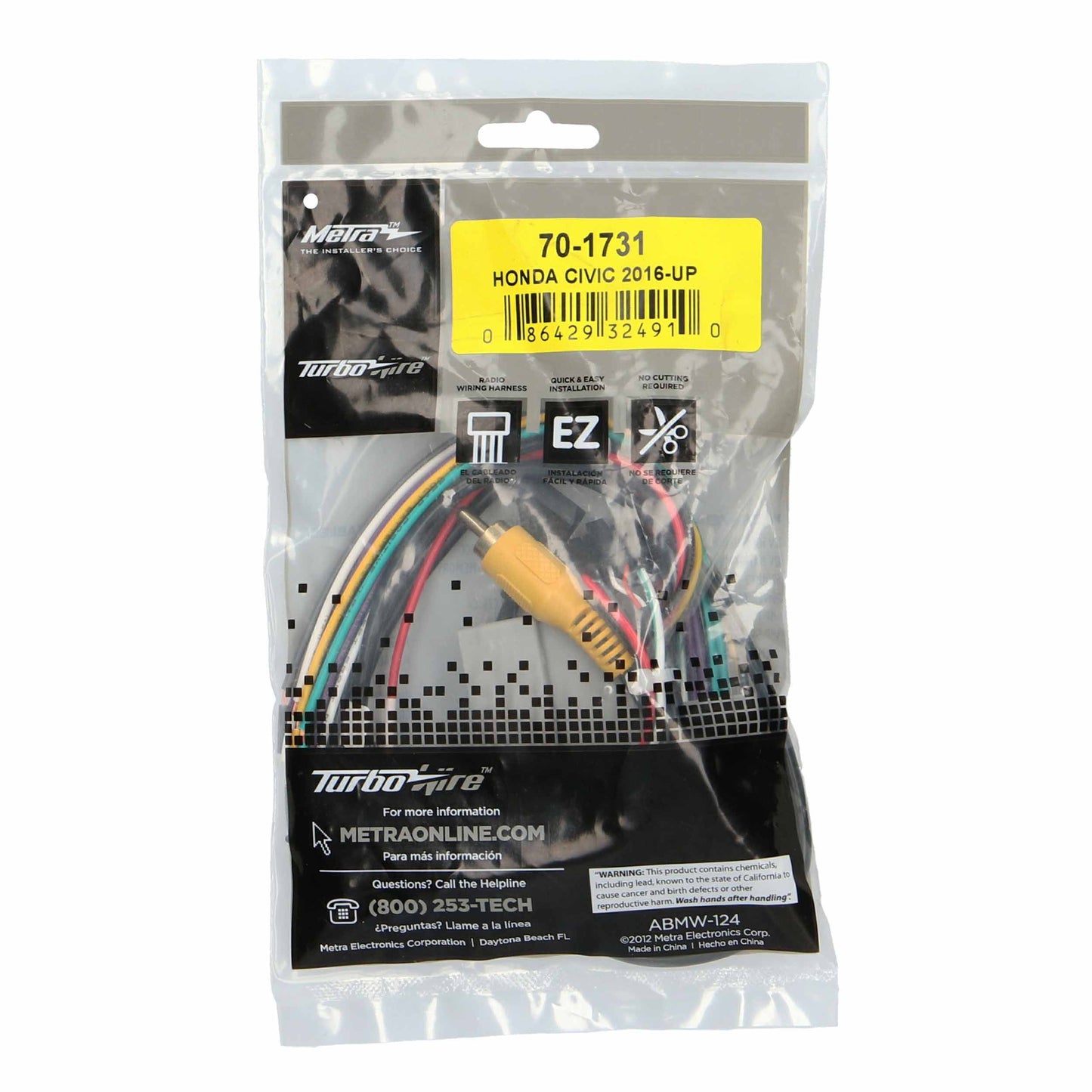 Metra 70-1731 Radio Wiring Harness for Select Honda Vehicles