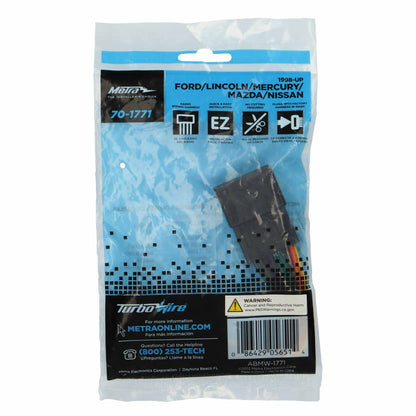 Metra 70-1771 Radio Replacement Wiring Harness Ford/Lincoln/Mazda/Mercury/Nissan 1998-2011