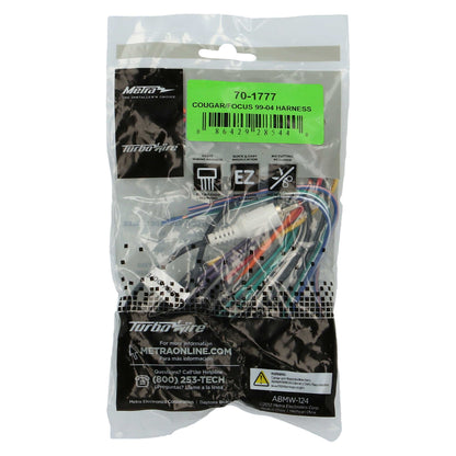 Metra 70-1777 Radio Wiring Harness for Ford Focus Mercury Cougar 2000-2004