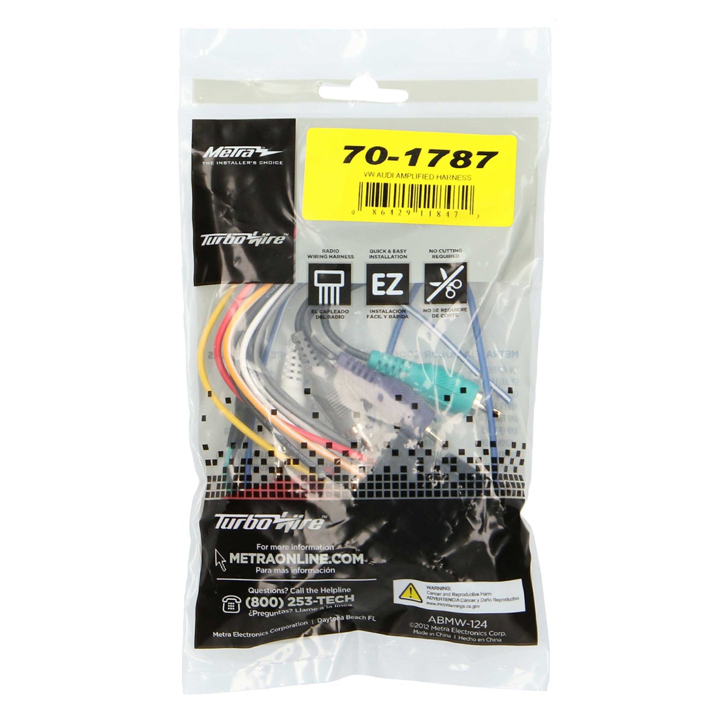 Metra 70-1787 Amp Integration Harness for Audi Porsche Volkswagen 1993-2010