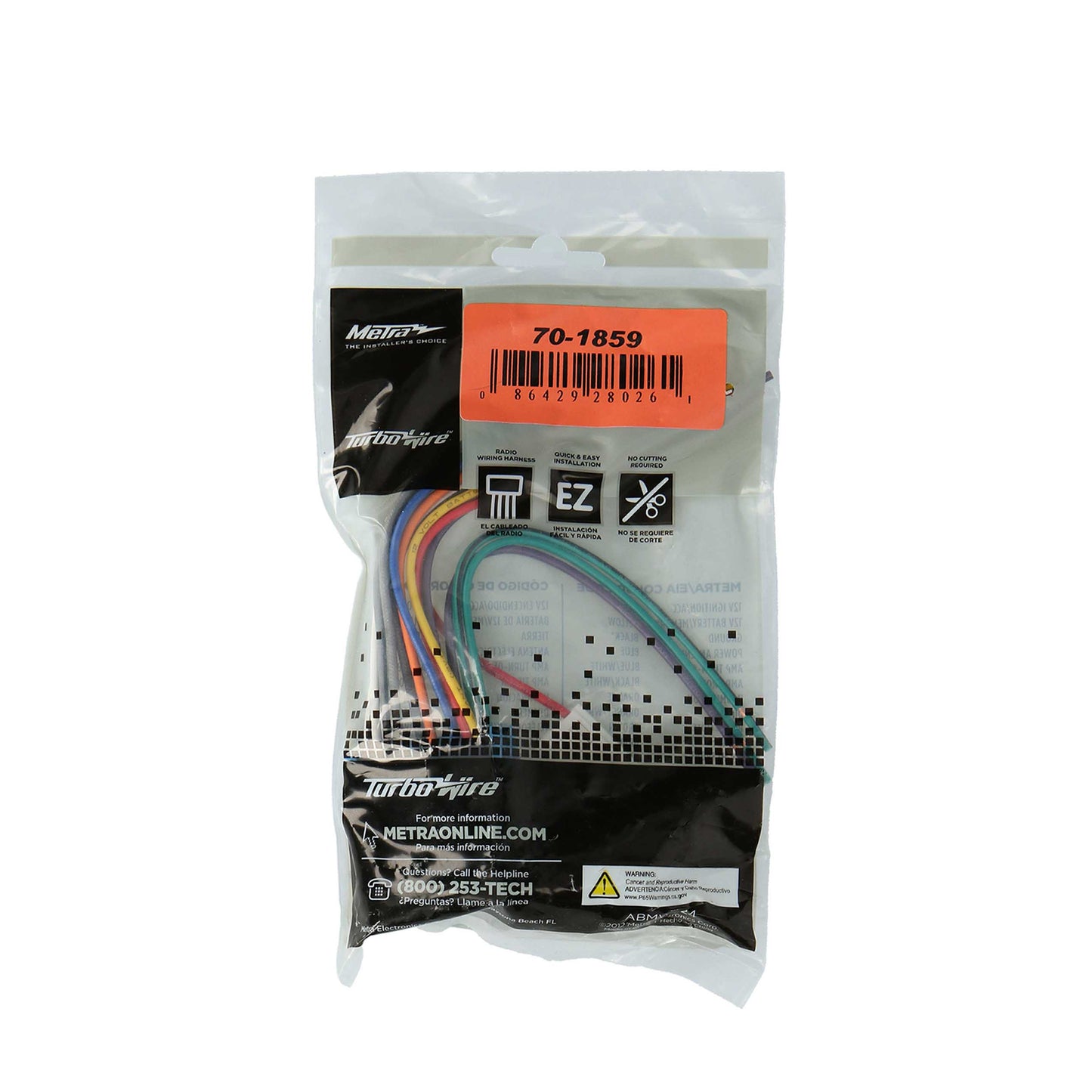 Metra 70-1859 Radio Wiring Harness for Select GM Factory Amp Vehicles 1995-2003