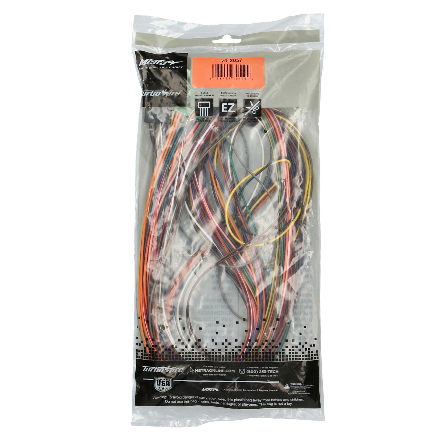 Metra 70-2057 Amp Bypass Harness for Select Chevrolet GMC MOST Trucks 2014-2017