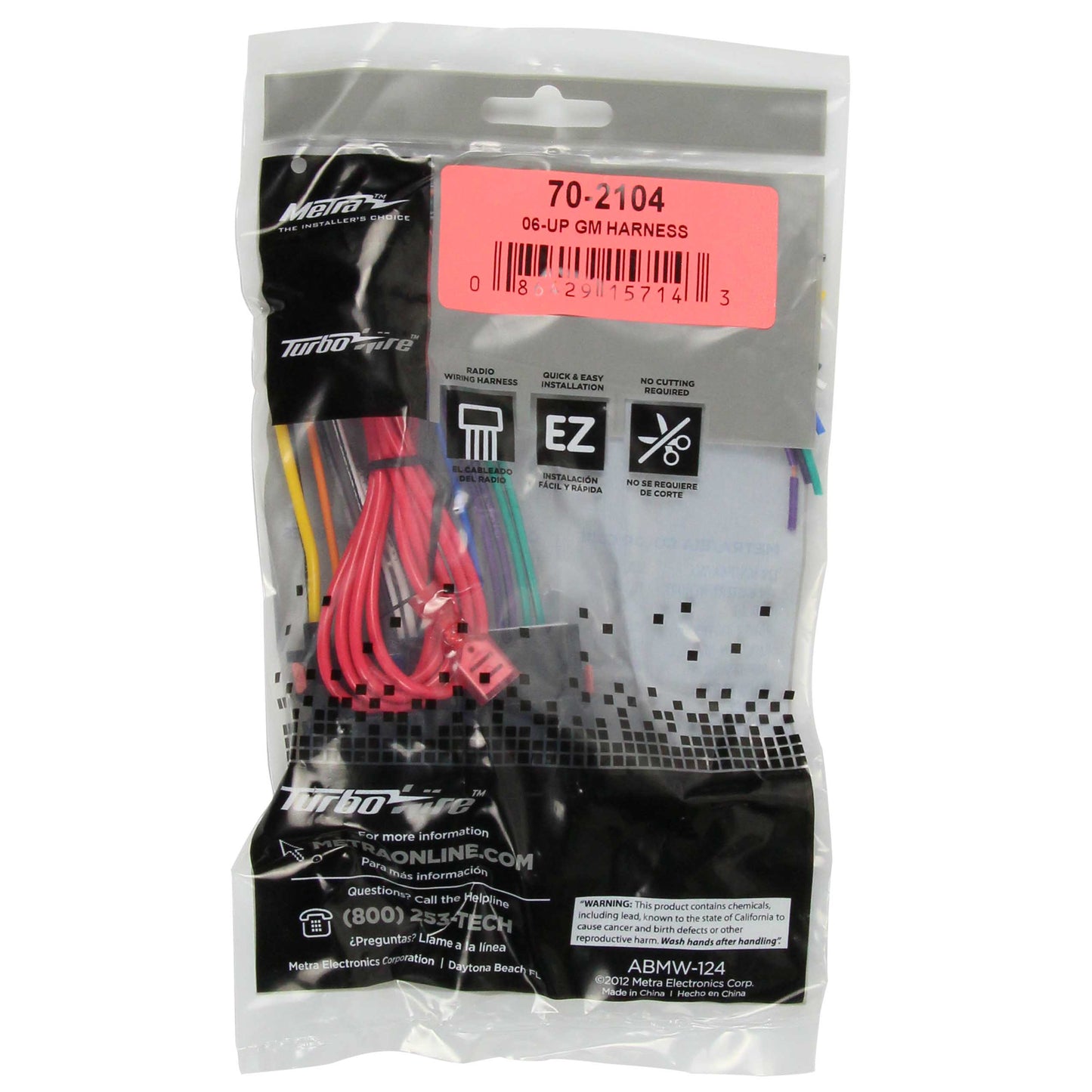 Metra 70-2104 Radio Wiring Harness for Select GM Vehicles Without OnStar