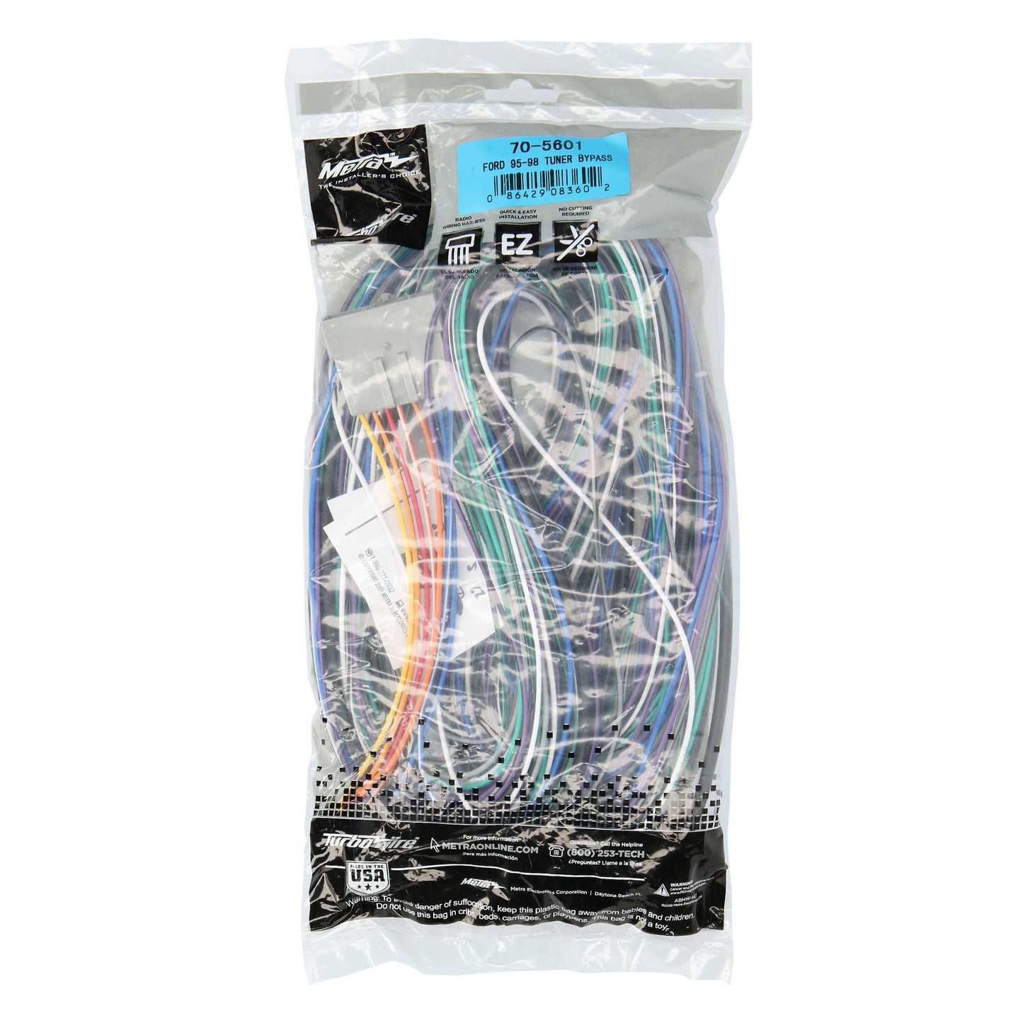 Metra 70-5601 Tuner Bypass Harness for Ford Lincoln Mercury JBL Systems