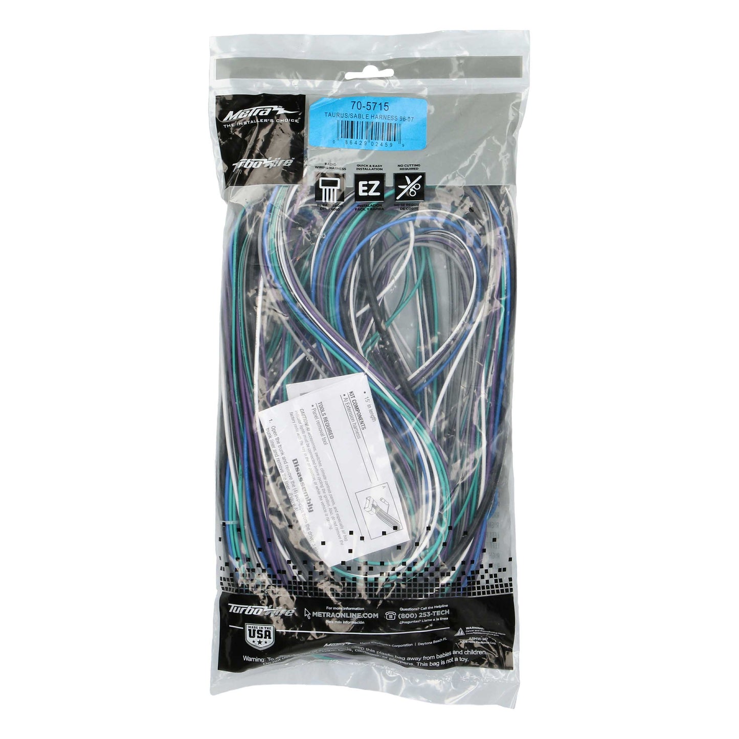 Metra 70-5715 Receiver Brain Bypass Harness for Ford Taurus Mercury Sable